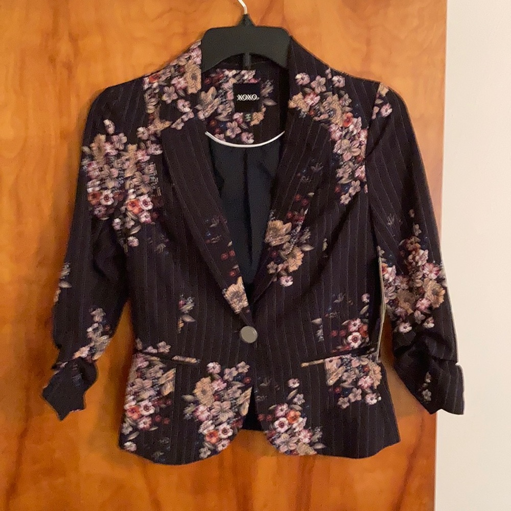 XOXO Black Multi Blazer